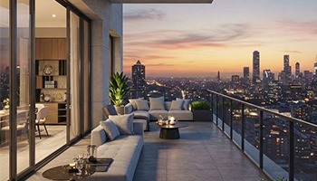 Lavish Balconies for Each Apartment